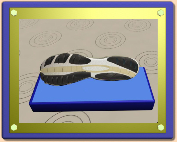 Turnschuh-Unterseite